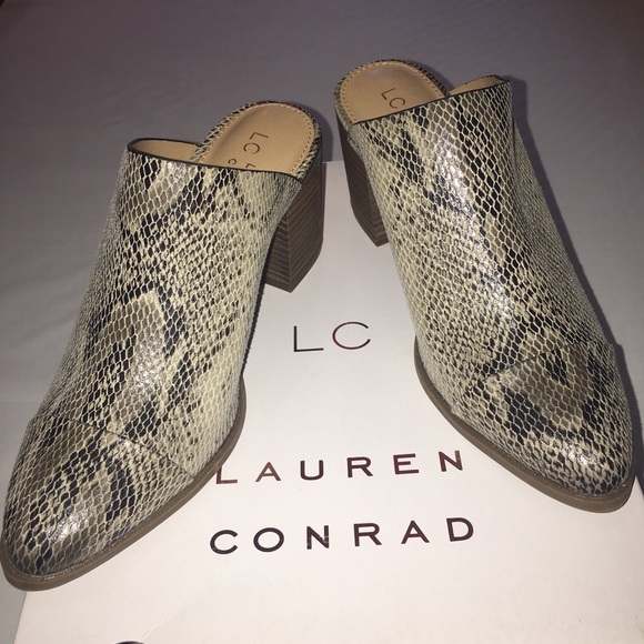 LC Lauren Conrad Ginseng Women's Slip-on Mules - Picture 2 of 11
